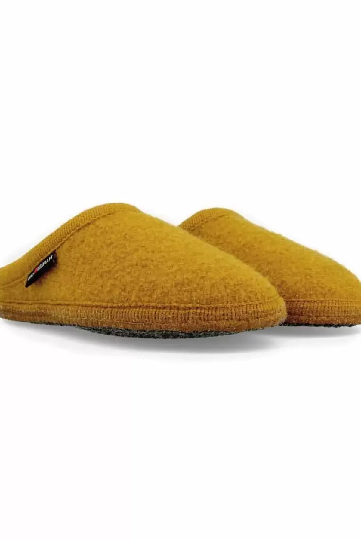Danefæ Hausschuhe>Haflinger Alaska Hjemmesko Mustard
