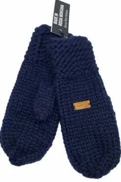 Danefæ Handschuhe>Handstrikket Merinould Vanter Dress Blue