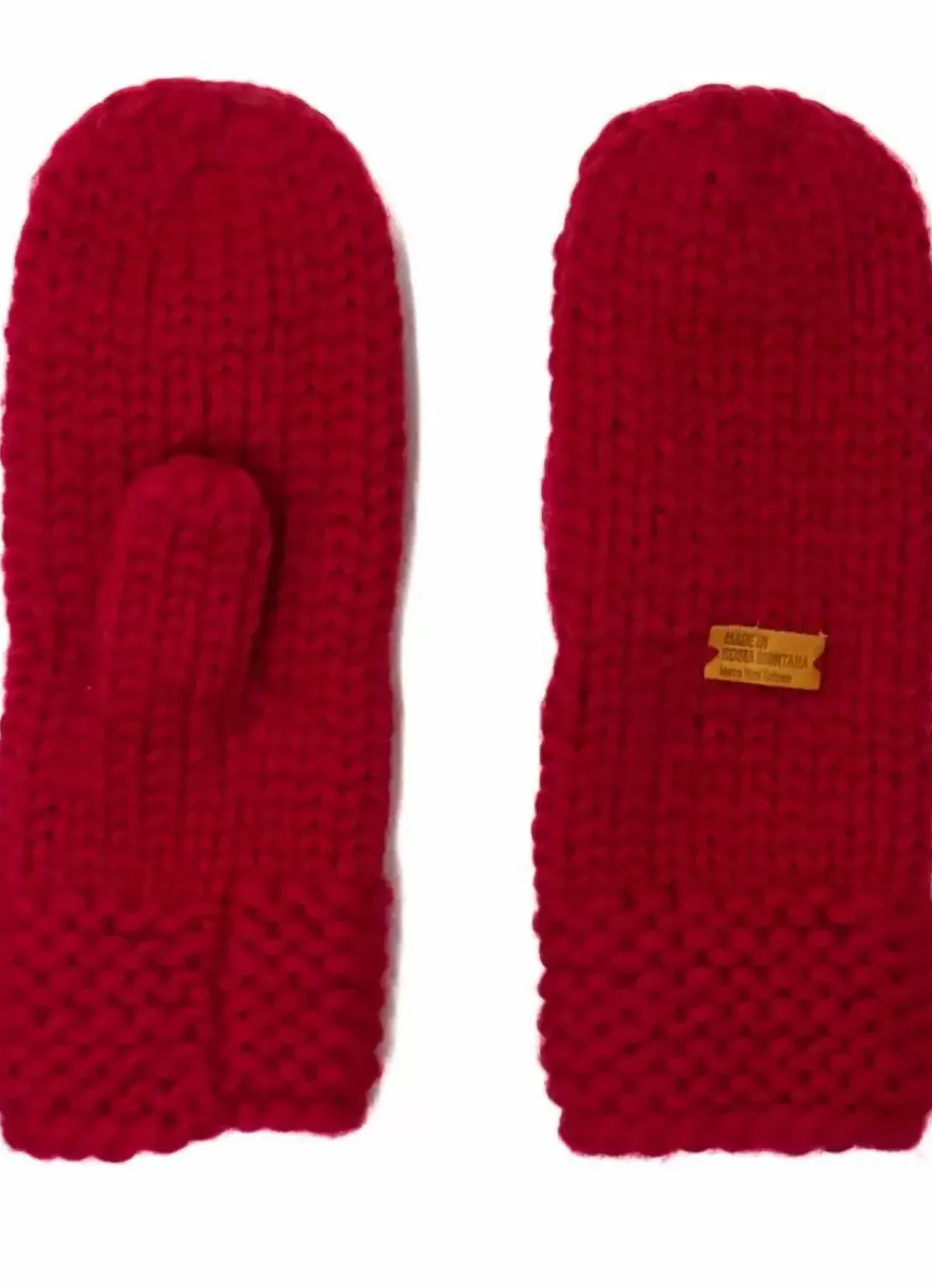 Danefæ Handschuhe>Handstrikket Merinould Vanter Red