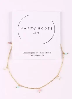 Danefæ Schmuck>Happy Hoop Cph Amanda Halskaede Guldfarvet