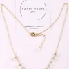 Danefæ Schmuck>Happy Hoop Cph Kiko Halskaede Guldfarvet/Off White