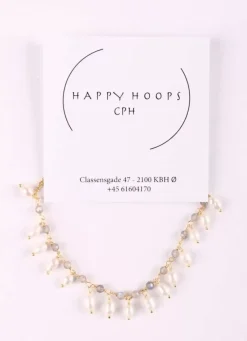 Danefæ Schmuck>Happy Hoop Cph Kiko Halskaede Guldfarvet/Off White