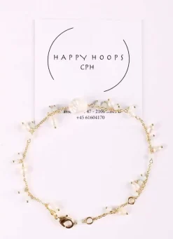 Danefæ Schmuck>Happy Hoop Cph Rosa Armband Guldfarvet/Off White