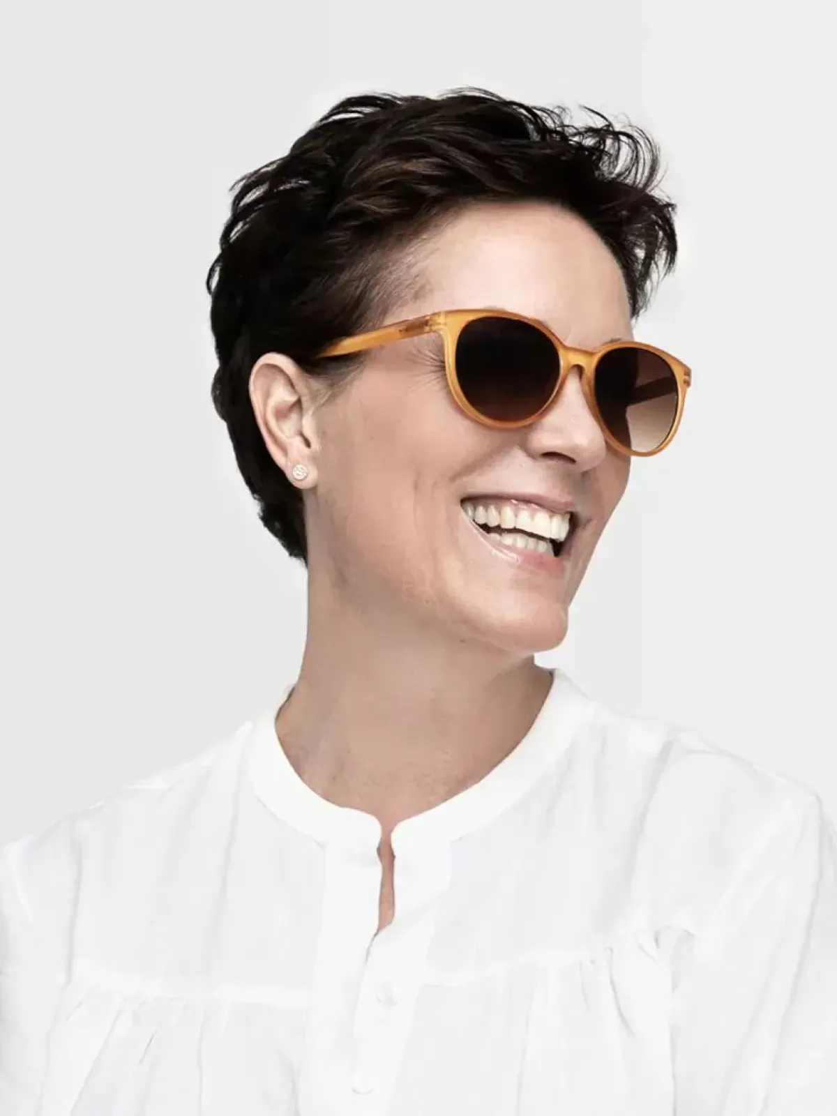Danefæ Brillen>Havealook Solbriller City Milky Amber