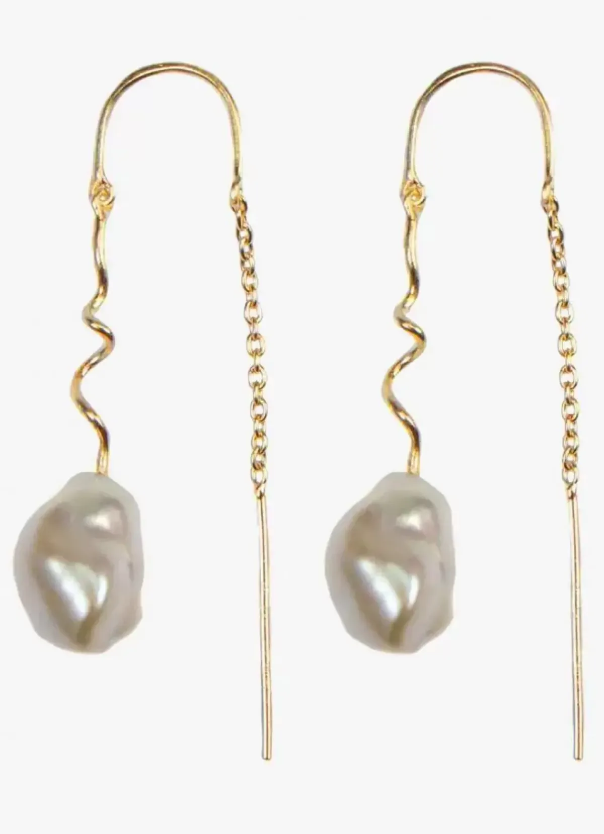 Danefæ Schmuck>Hultquist Cph Dione Oreringe Guldbelagt