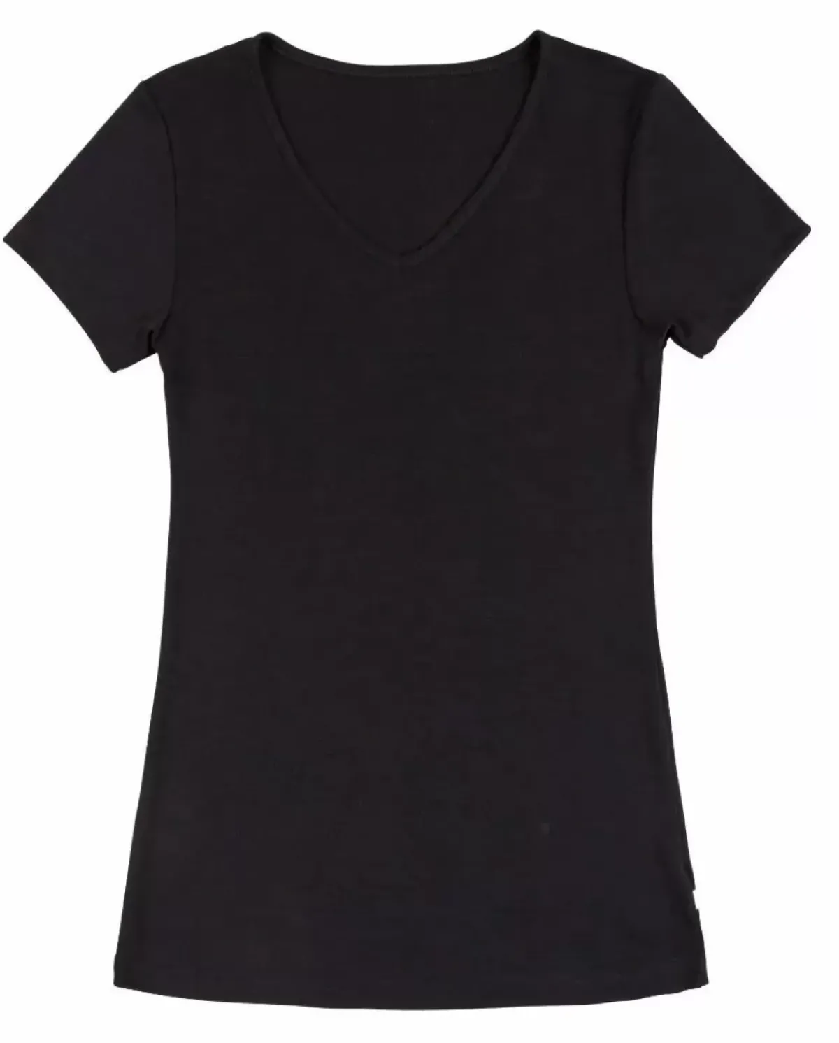 Danefæ T-Shirts>Joha Blouse Ss Sara Wool/Silk Black