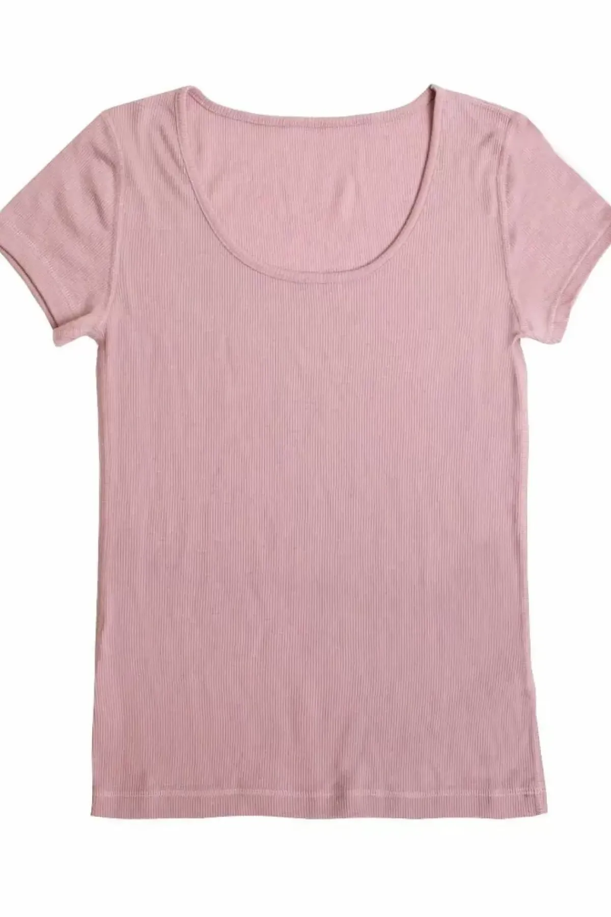 Danefæ T-Shirts>Joha T-Shirt Emma Wool Blomme