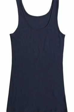 Danefæ Tops>Joha Undershirt Emma Wool Dress Blue