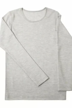 Danefæ Hemden Und Shirts>Joha Wool Blouse Ls Silver Melange