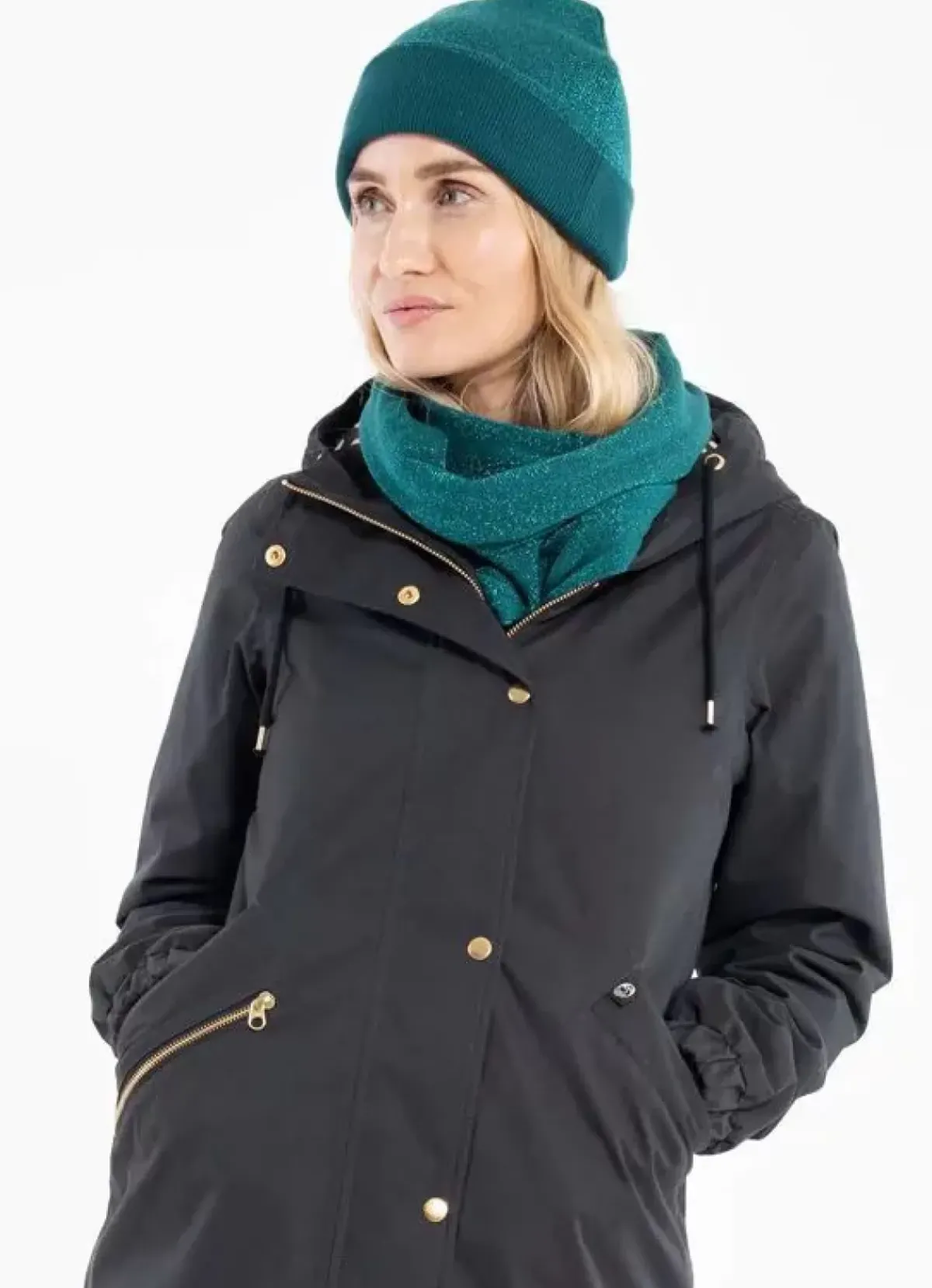 Danefæ Schals>Lea Scarf Dark Duck Glitter