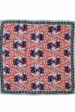 Danefæ Schals>Les Belles Vagabondes Mini Silk Scarf Bergamot Orange