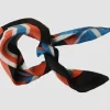 Danefæ Schals>Les Belles Vagabondes Mini Silk Scarf 70'S Black