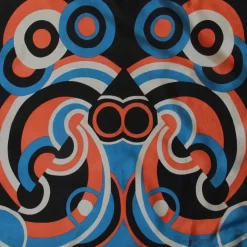 Danefæ Schals>Les Belles Vagabondes Mini Silk Scarf 70'S Black