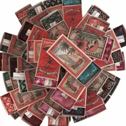 Danefæ Schals>Les Belles Vagabondes Mini Silk Scarf Azalee Red