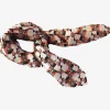 Danefæ Schals>Les Belles Vagabondes Mini Silk Scarf Kaleidoscope Orange