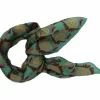 Danefæ Schals>Les Belles Vagabondes Mini Silk Scarf Jaipur Green