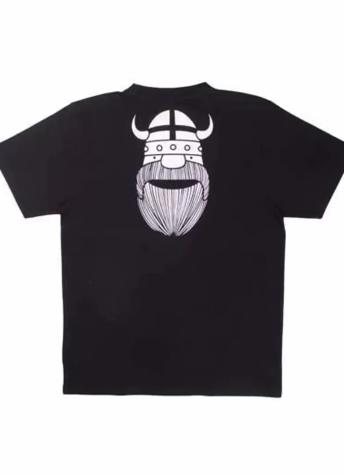 Danefæ T-Shirts>Mande Tee Black Rectoverso Erik
