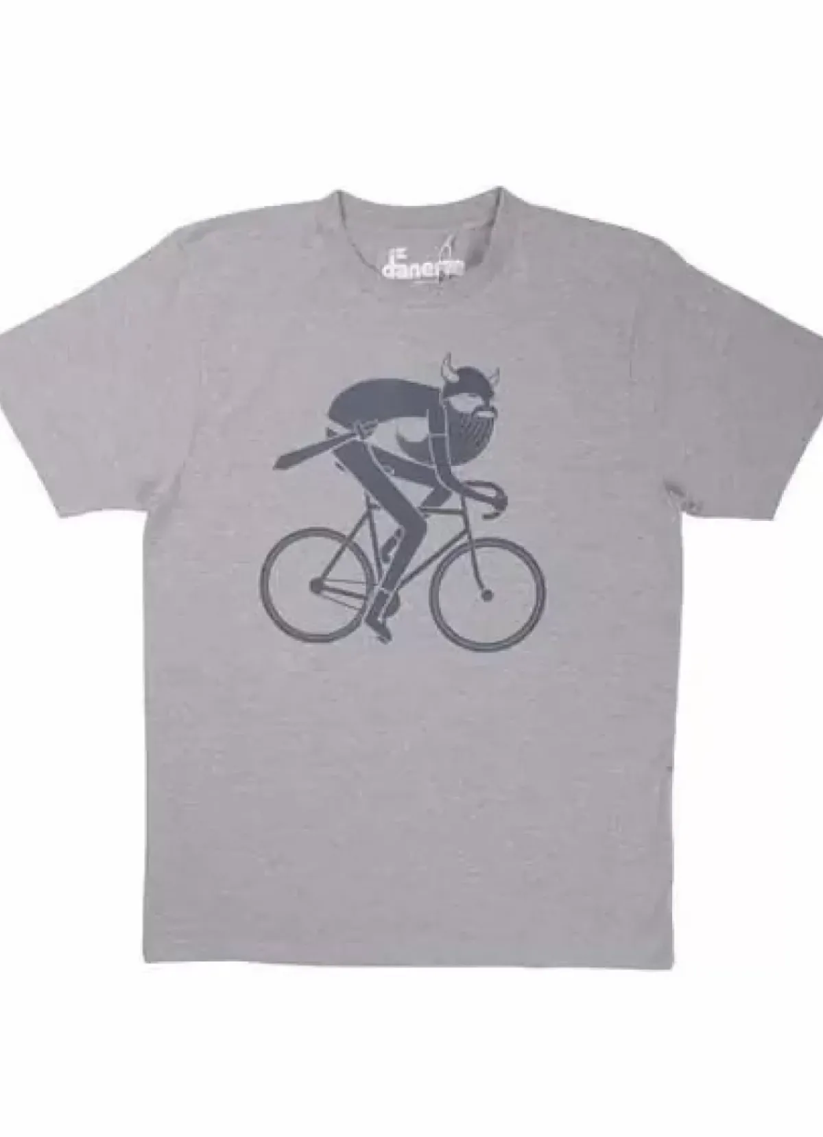 Danefæ T-Shirts>Mande Tee Heather Grey Bikingviking