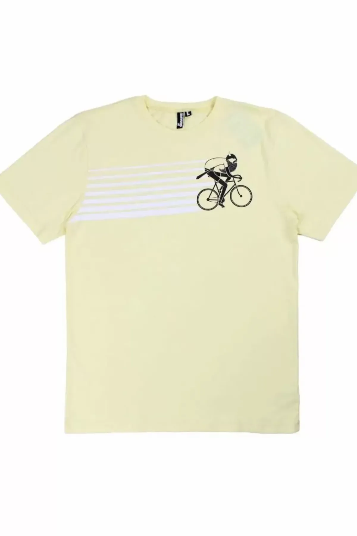 Danefæ T-Shirts>Mande Tee Pale Yellow Veloviking Tdf