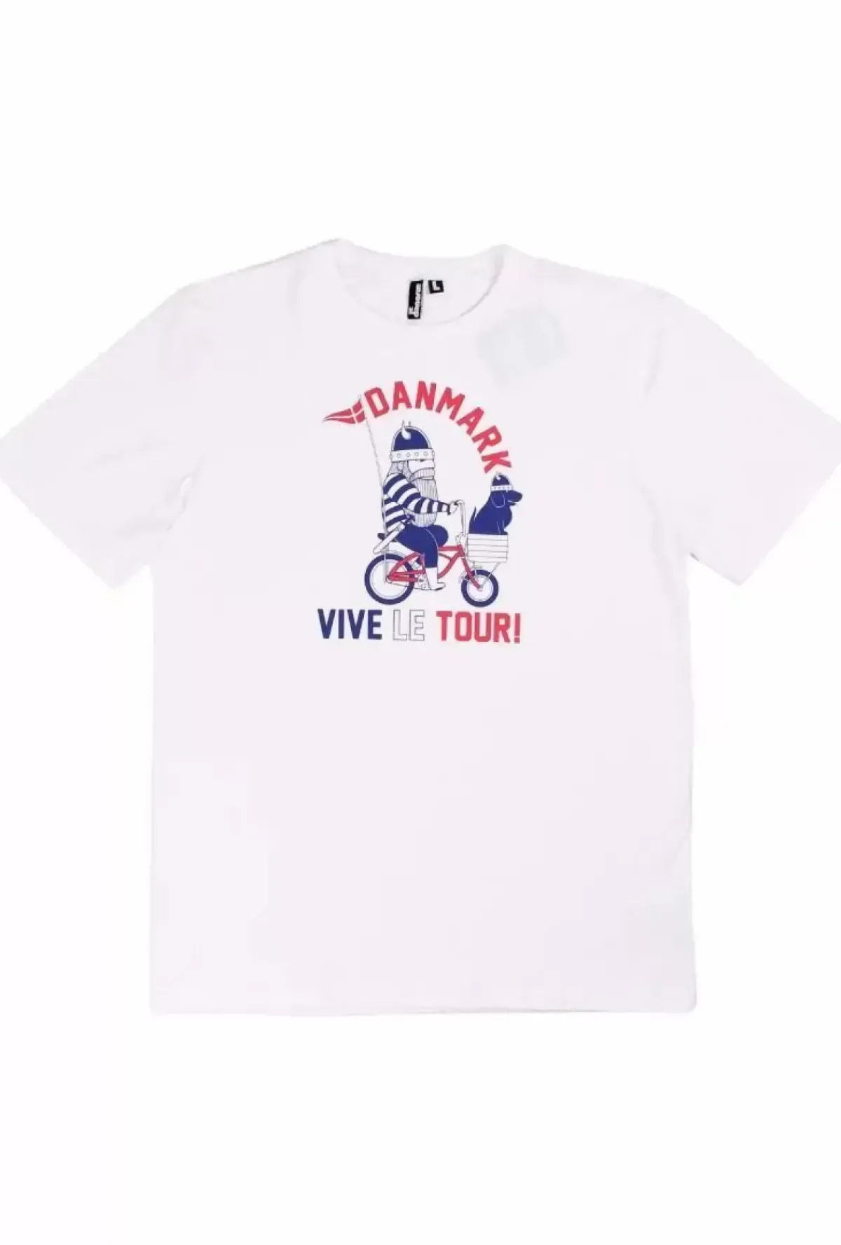 Danefæ T-Shirts>Mande Tee White Viveletour