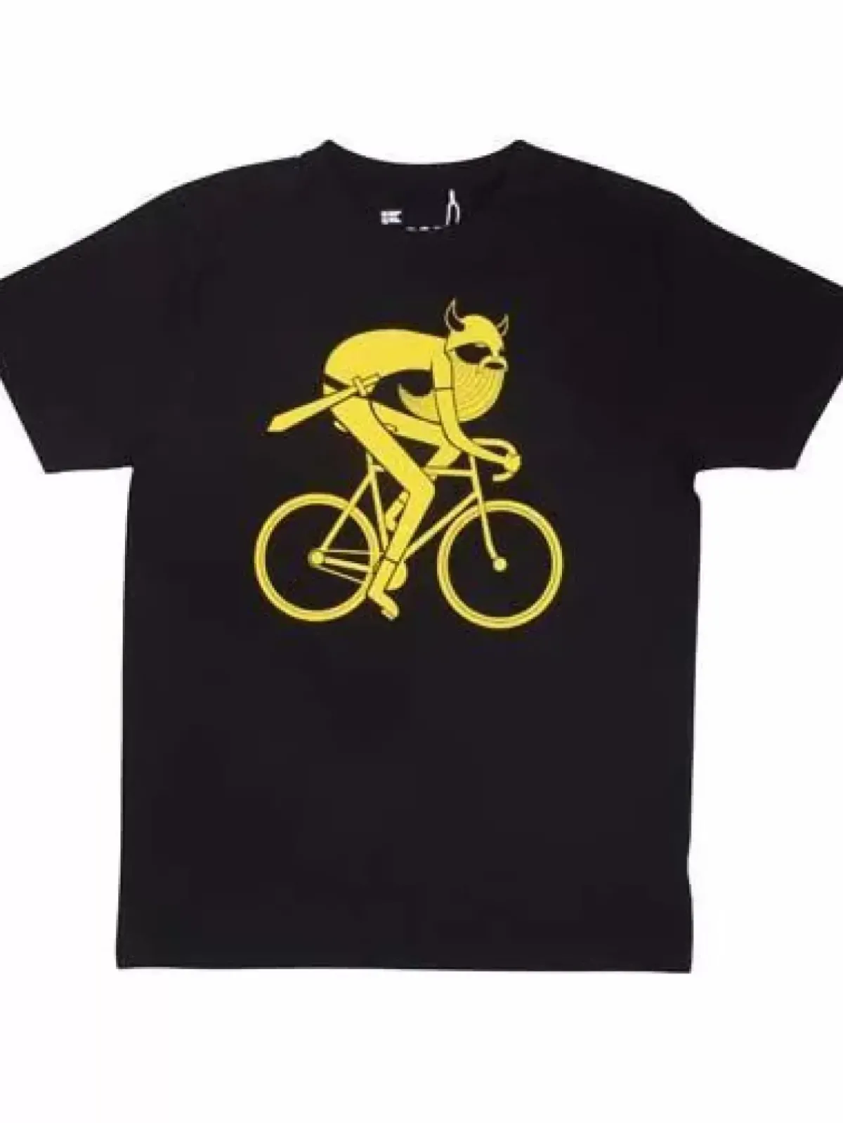 Danefæ T-Shirts>Mande Tee X Black Biking Viking