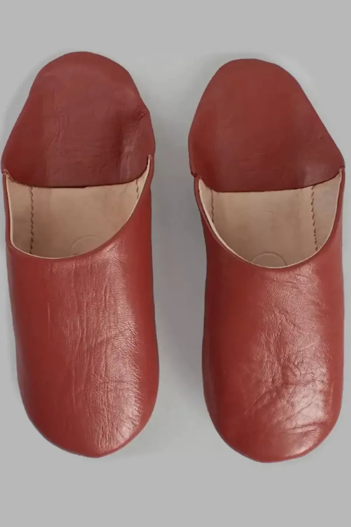 Danefæ Hausschuhe>Marokkanske Babouche Tofler Terracotta