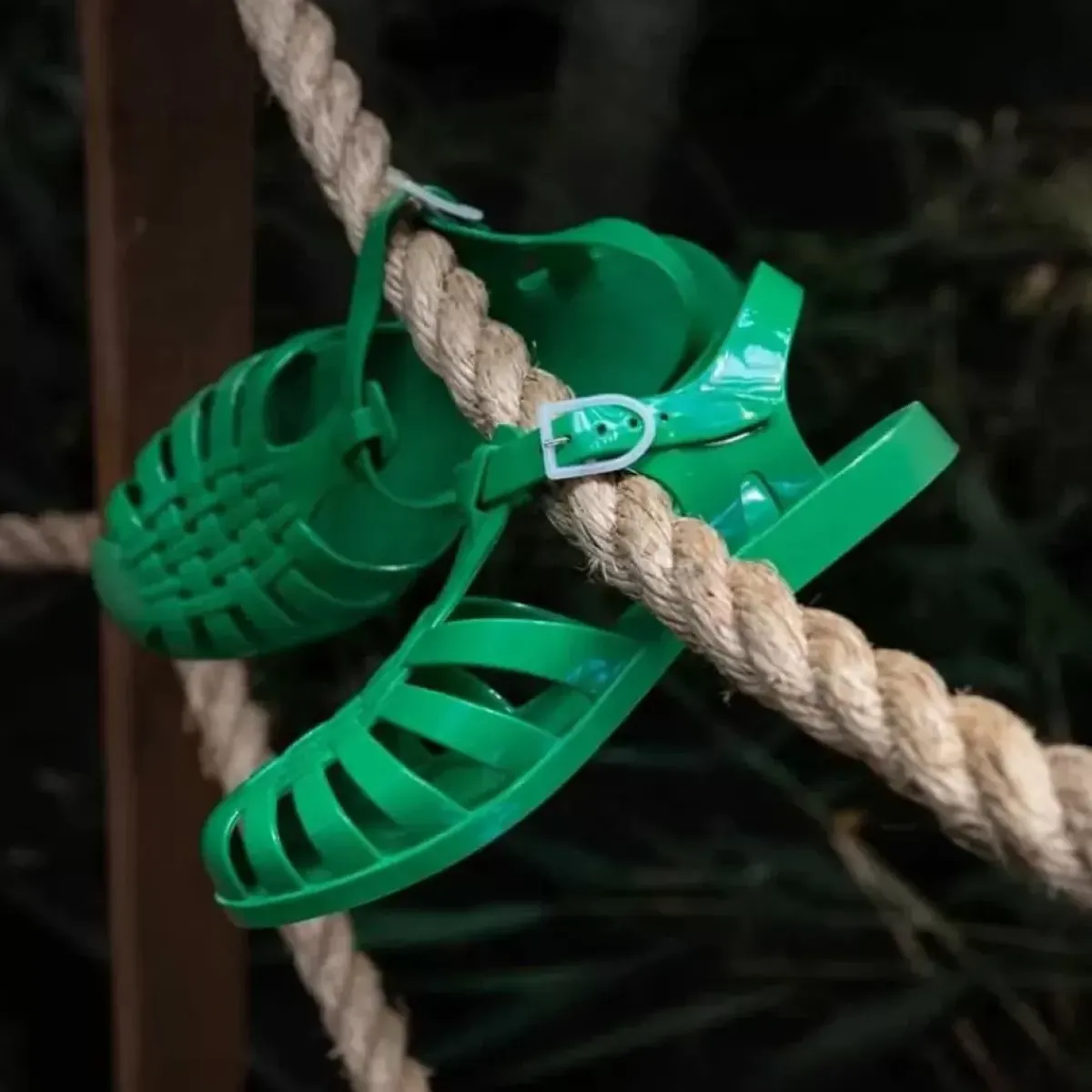 Danefæ Winter-Bademäntel>Meduse Sandals Sun Adult Green/Gazon