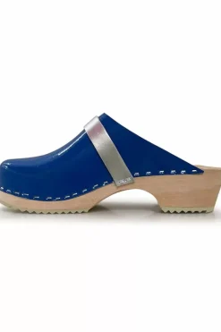Danefæ Holzschuhe>Mine Traesko Cobalt Blue/Silver