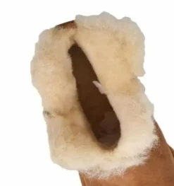 Danefæ Winter-Bademäntel>Mini Sheepskin Boots Chestnut