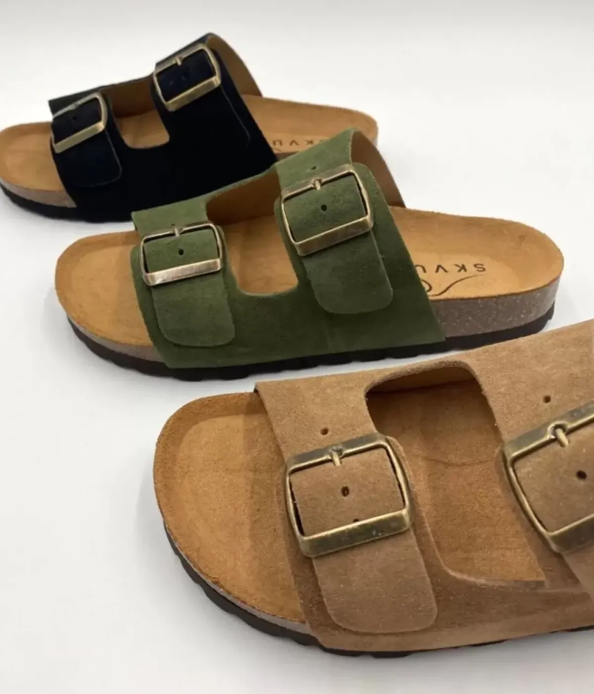Danefæ Sandalen>Morso Skvulp Biosandal - Suede Black