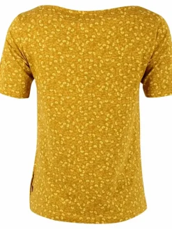 Danefæ T-Shirts>Organic - Daneboatneck Viscose Slub Tee Occer Fleurie