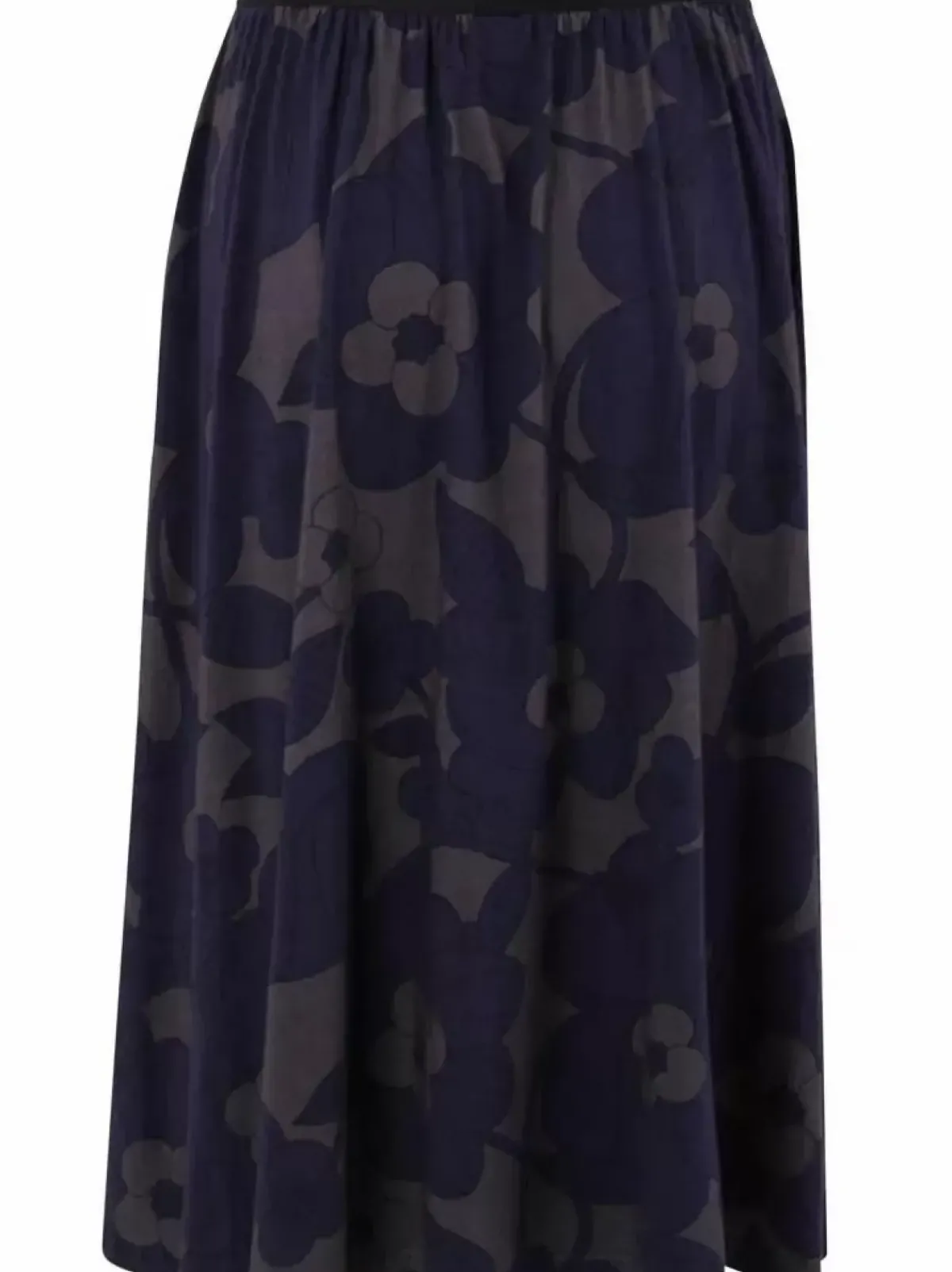 Danefæ Röcke>Organic - Danechichi Skirt Grey Marine Bloom Boom