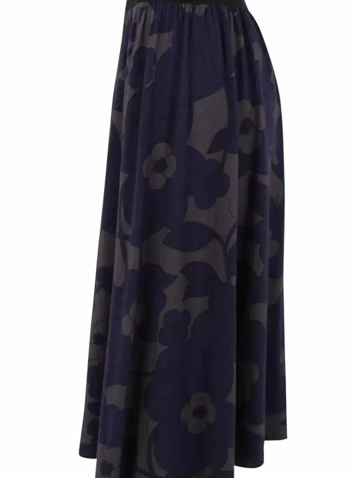 Danefæ Röcke>Organic - Danechichi Skirt Grey Marine Bloom Boom