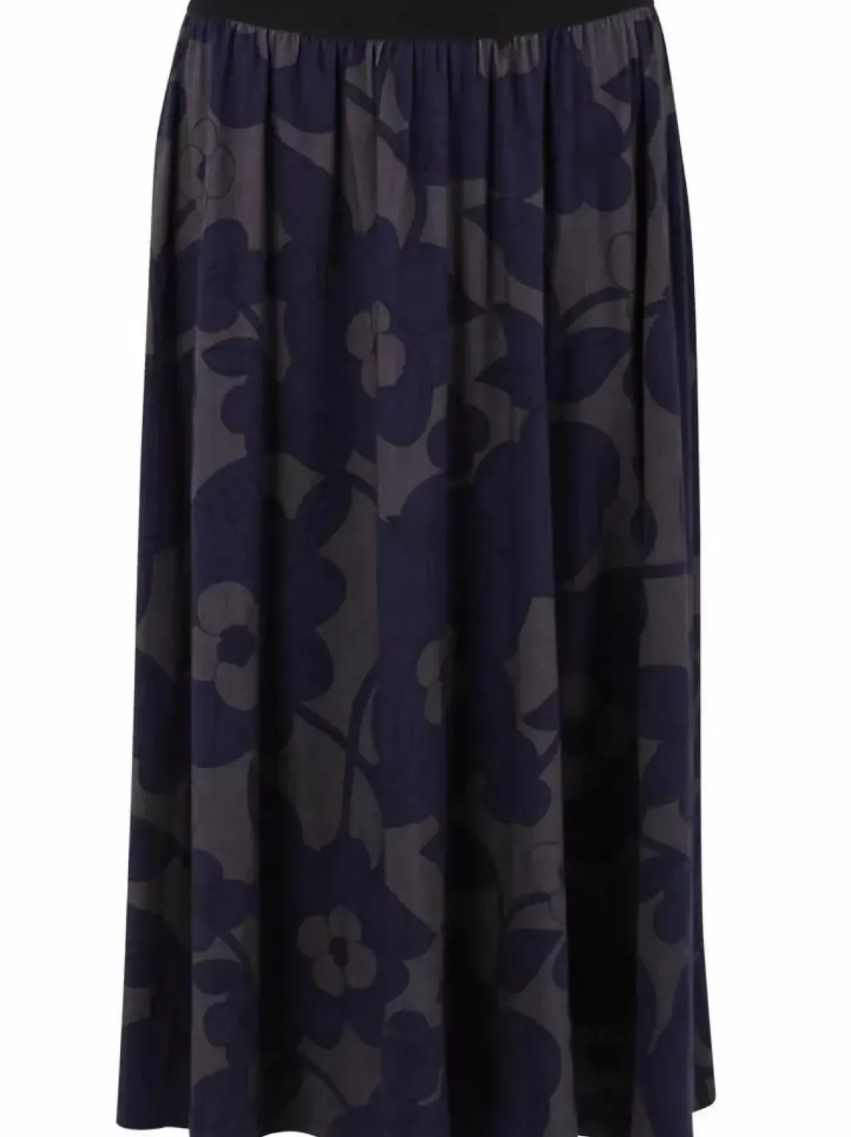 Danefæ Röcke>Organic - Danechichi Skirt Grey Marine Bloom Boom