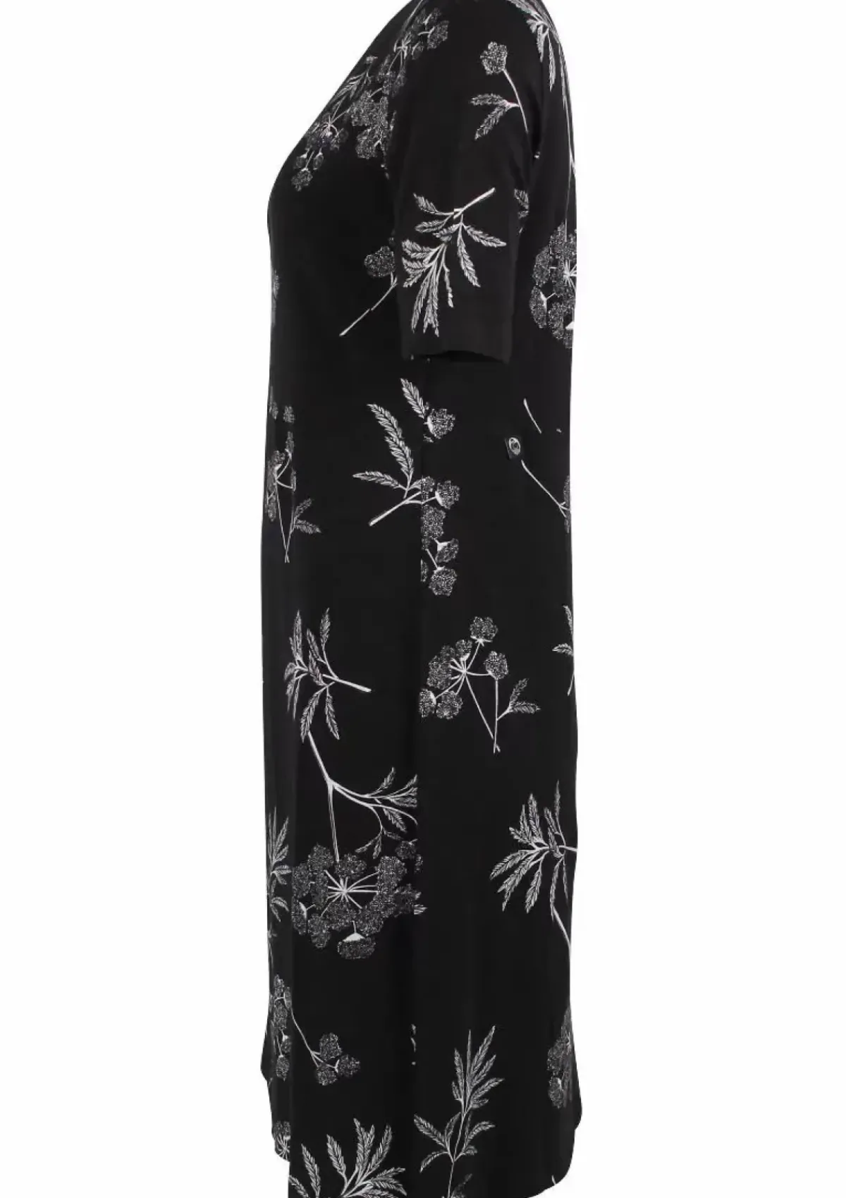 Danefæ Kleider>Organic - Danedaffodil Slub Dress Black Hemlock