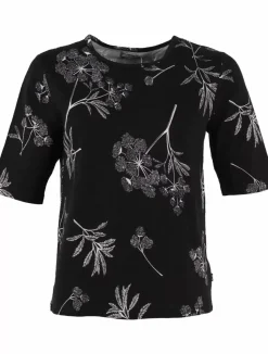 Danefæ T-Shirts>Organic - Danemanna Viscose Slub Tee Black Hemlock