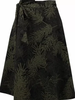 Danefæ Röcke>Organic - Danemikkelsen Skirt Black/Olive Finepine