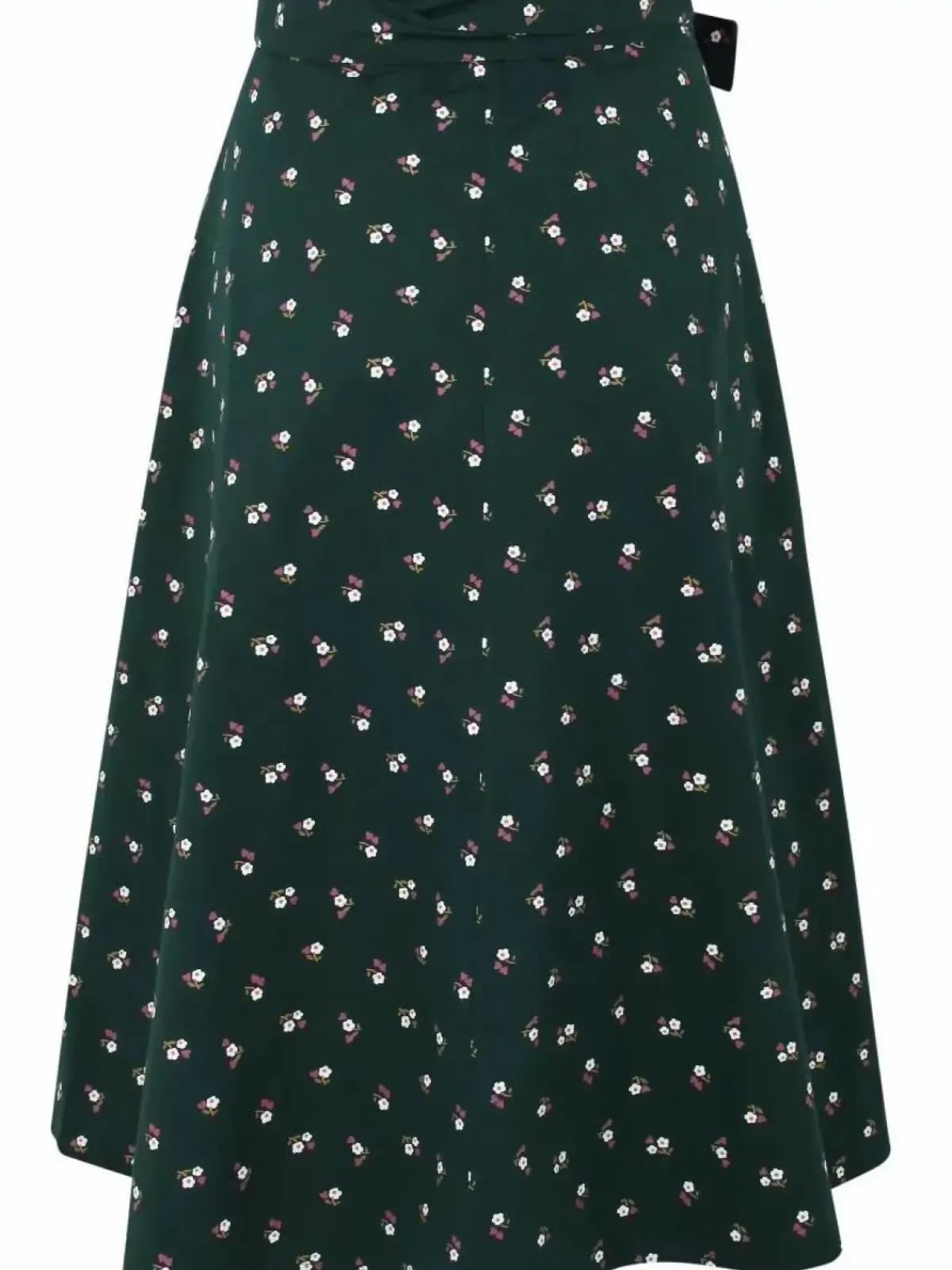 Danefæ Röcke>Organic - Danemikkelsen Skirt Black Green Miniflower