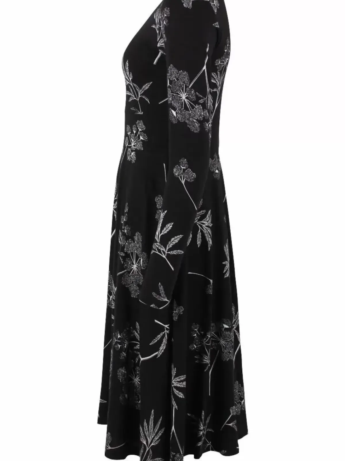 Danefæ Kleider>Organic - Danesigrid Viscose Slub Dress Black Hemlock