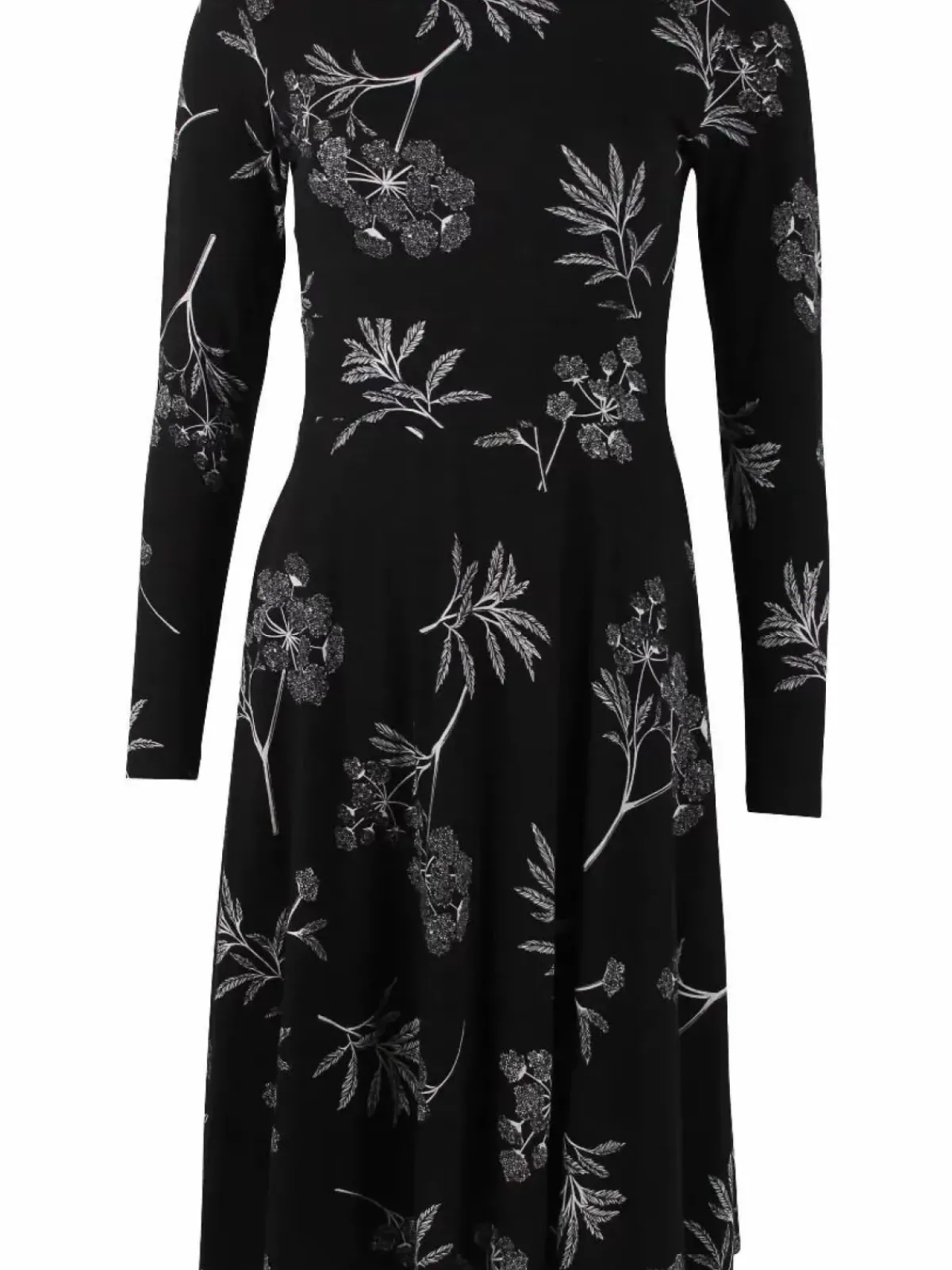 Danefæ Kleider>Organic - Danesigrid Viscose Slub Dress Black Hemlock