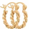 Danefæ Schmuck>Pico Cph Andie Hoops Guldbelagt