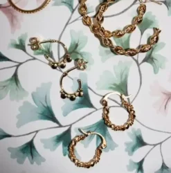 Danefæ Schmuck>Pico Cph Andie Hoops Guldbelagt