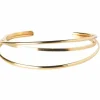 Danefæ Schmuck>Pico Cph Triblo Armring Guldbelagt