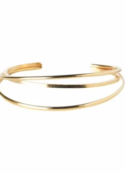 Danefæ Schmuck>Pico Cph Triblo Armring Guldbelagt