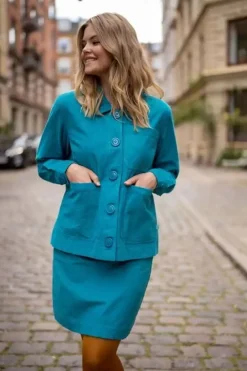 Danefæ Übergangsjacken>Railroad Jacket Rainblue