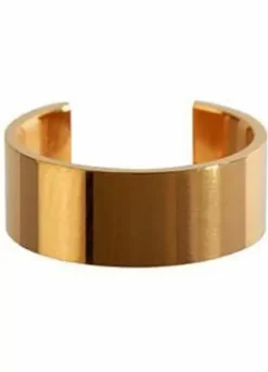 Danefæ Schmuck>Scherning Cut Cuff Guldbelagt