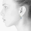 Danefæ Schmuck>Scherning Flora Oreringe Ultramarine