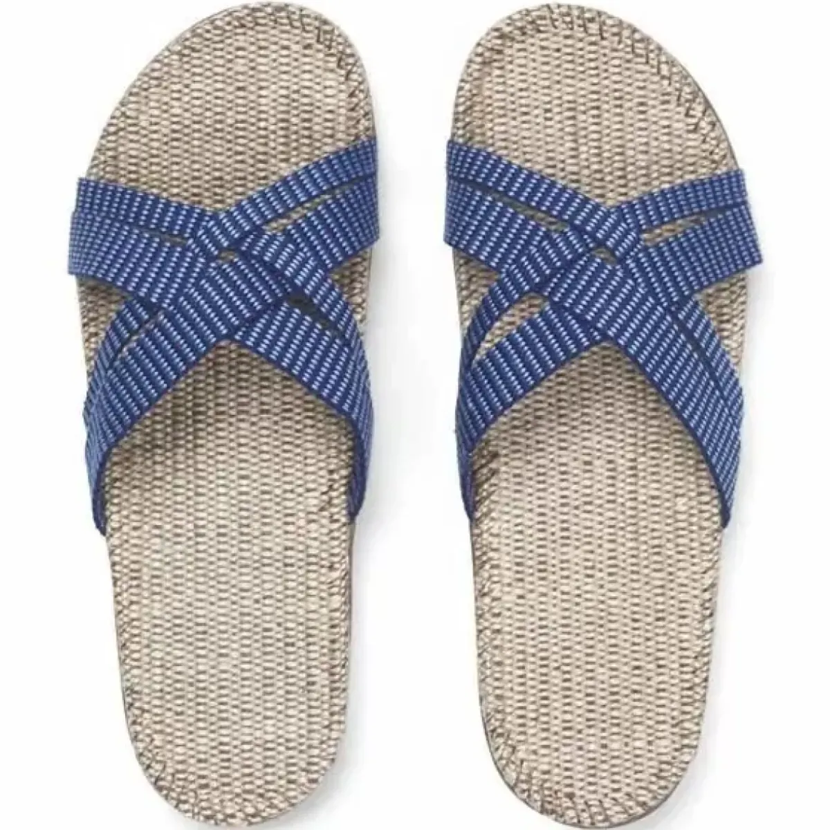 Danefæ Sandalen>Shangies Women Blue Stripes