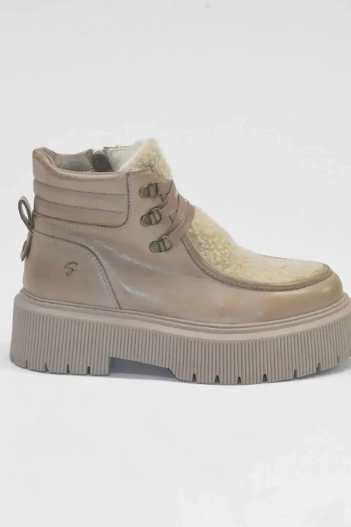 Danefæ Stiefel>Shoedesign Cph Groovy Warm Beige/Vintage Beg