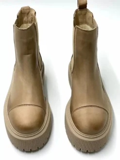 Danefæ Stiefel>Shoedesign Cph Resolute Warm Beige Vintage